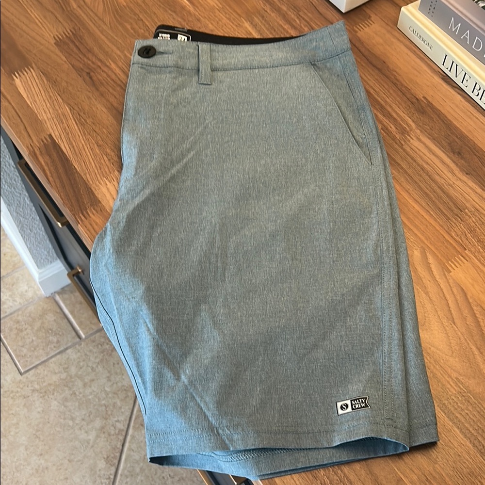 Salty Crew Gray Hybrid Short